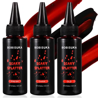 Obrázok produktu pre Sada 3 umelých krviniek na Halloween, pre realistické efekty