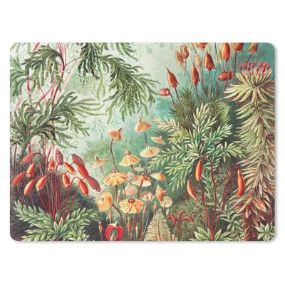 Produktbild von MuchoWow® Mauspad Mousepad Blumen - Kunst - Vintage - Natur - Botanisch 23x19 cm - Mousepads - Maus Mat - Pad - Mausunterlage - Schreibtischunterlage - Mauspad