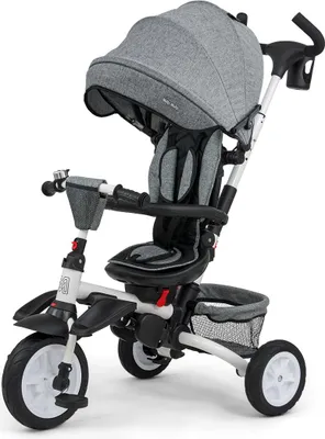 Zdjęcie produktu dla Milly Mally Rowerek Trójkołowy 6w1 Stanley Rubber Grey