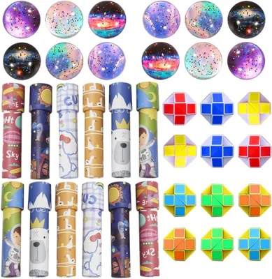 Productafbeelding van Gastgeschenken voor kinderverjaardagen - 36-delig - Kaleidoscopen voor kinderen - Cadeaus voor Kerstmis