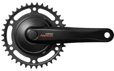 Image de SHIMANO Pédalier Nexus FC-C6000 - 33 dents, noir.