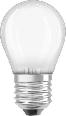 Image de Ampoule variable led opaque sphérique E27 470 Lm 40 W blanc neutre, OSRAM