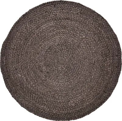 Immagine prodotto di Tappeto di iuta etno boho deco Abrila rotondo 80 cm marrone
