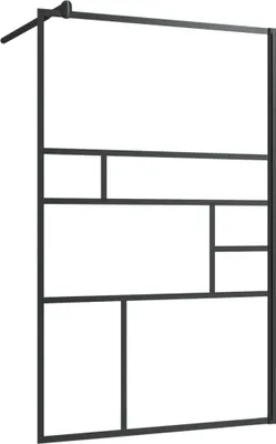 Image de vidaXL Paroi de douche pour passage piétonnier avec verre ESG transparent 100x195 cm