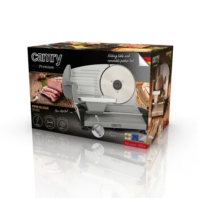 Obrázek produktu pro Camry Premium CR 4702, Elektrický, 1,5 cm, Černá, Šedá, Saténová ocel, Nerezová ocel, 19 cm, Roztřepený
