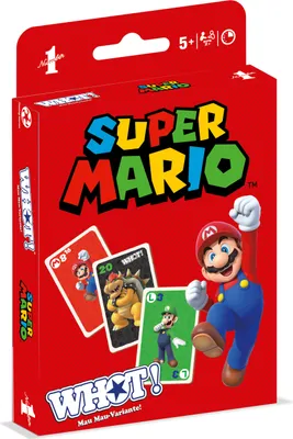 Obrázok produktu pre WHOT! - Super Mario kartová hra hracie karty Mau-Mau variant strategickej hry