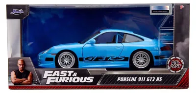 Zdjęcie produktu dla Simba Dickie Vertriebs GmbH 1:24 F&F Brians Porsche 911 GT3 RS 0 0 STK