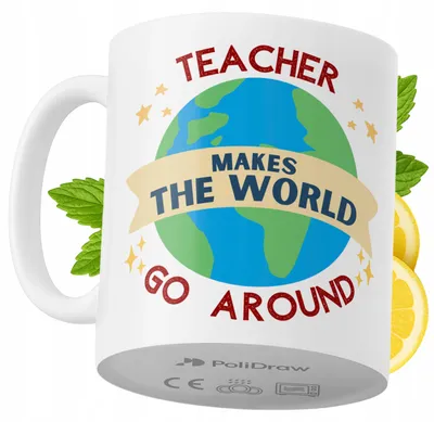 Produktbild von Lustige Kaffeetasse mit witzigem Textdesign für Lehrer - ideal für Geburtstage, Namenstage, Feiertage und besondere Anlässe. Hochwertige Tasse für Zuhause, Büro und Arbeit. Farbe: Weiß, 330 ml.