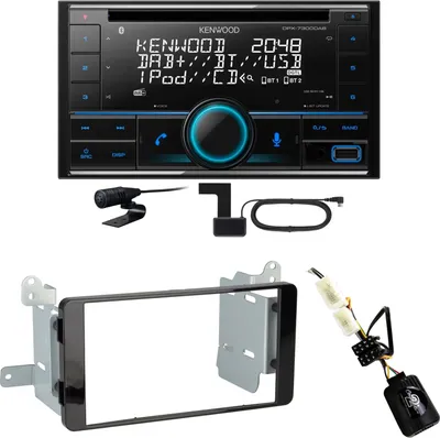 Produktbild von Kenwood DPX-7300DAB Bluetooth Digitalradio Einbauset für Mitsubishi L200 ab 2016
