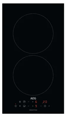 Produktbild von AEG IKB32320CB, Schwarz, Integriert, 30 cm, Zonen-Induktionskochfeld, 2 Zone(n), 2 Zone(n)