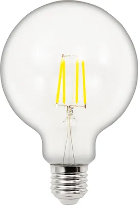 Produktbild von LED Filament Globelampe McShine "Filed" E27, 4W, 470 lm, warmweiß, klar