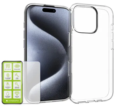 Produktbild von Für Apple iPhone 16 Pro Silikon Hülle H9 Glas Handy Tasche Etuis Cover Case Kappe