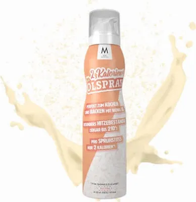 Produktbild von More Nutrition - 2 Kalorien Ölspray Sprühöl zum Kochen Braten und Backen, Öl zum Sprühen – Butter / 200ml