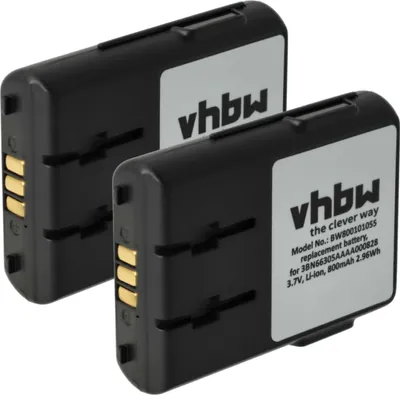 Produktbild von vhbw 2x Akku kompatibel mit Alcatel Mobile 400 DECT, 300 DECT schnurlos Festnetz Telefon (800 mAh, 3,7 V, Li-Ion)