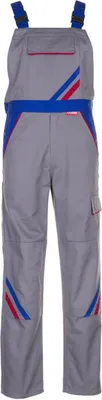 Produktbild von Größe 114 Herren Planam Highline Latzhose zink kornblau rot Modell 2333