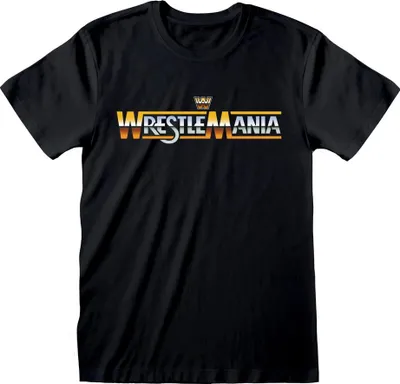 Image de WWE - T-shirt "Wrestlemania" pour homme/femme unie HE3598 (S) (Noir)