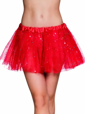 Produktbild von Boland 01794, Karnevalsrock, Erwachsener, Weiblich, Polyester, Rot, 75 g