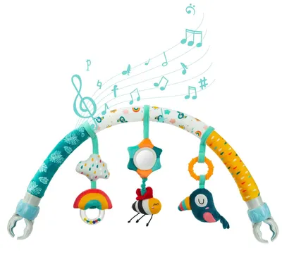 Productafbeelding van Kinderwagenspeelgoed boogspeelgoed - Verstelbaar - Max. 89 cm - Babyspeelgoed voor kinderwagen
