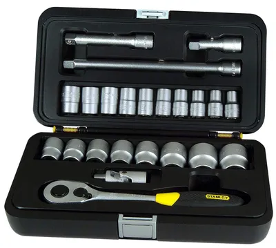 Zdjęcie produktu dla Zestaw nasadek Stanley 23 szt. 1/2" - 1-94-671