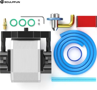 Produktbild von SCULPFUN Air Assist Nozzle Kit (s 220V, 30L/min Air Assist), pre S9 90W SCULPFUN gravírovacie stroje, 5W optický gravírovací stroj (EU Plug)