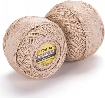 Produktbild von Yarn Art Canarias 4660 Beige Häkelgarn