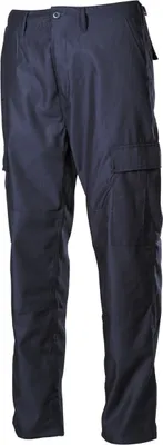 Produktbild von MFH US Kampfhose, BDU, Knie- und Gesäßverstärkung, blau