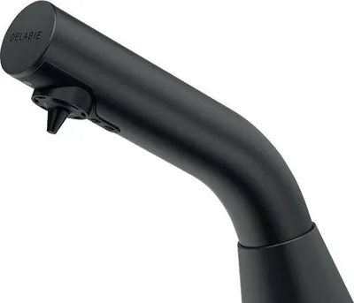 Image de Delabie distributeur de savon BINOPTIC noir. L.1,2 Fonctionnement sur secteur