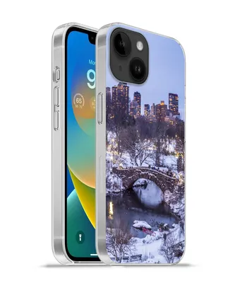 Produktbild von MuchoWow® Handyhülle Schutzhülle Hülle für Apple iPhone 14 - Softcase New York - Central Park - Winter Silikon Softcase Handy Hülle - Mobiltelefonhülle