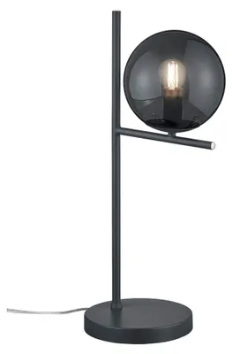 Produktbild von Nachttischleuchte, anthrazit, Metall, rauchfarben, H 52cm