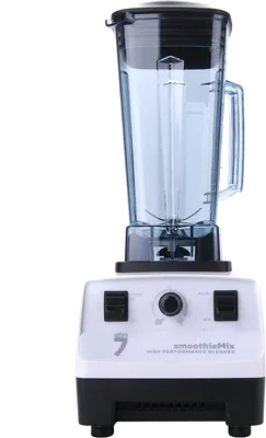 Image de Nature7 Mixeur multifonctions SM12W, blanc, Mixeur sur socle, Blender, Smoothie Maker, 1200W, 25.000 tours/minute, 6 lames en acier inoxydable, bol de 2000ml, sans BPA