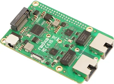 Produktbild von ALLNET Radxa Dual 2.5GBit Router Hat M.2 Raspberry 5 Radxa