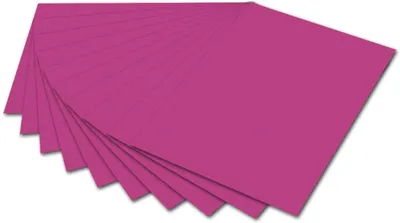 Produktbild von folia 6121 - Fotokarton Eosin, 50 x 70 cm, 300 g/qm, 10 Bogen - zum Basteln und kreativen Gestalten von Karten, Fensterbildern und für Scrapbooking