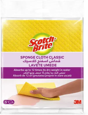 Immagine prodotto di Panno Scotch-Brite®, colori assortiti, confezione da 3 + 1 | Confezione (1 pezzo)