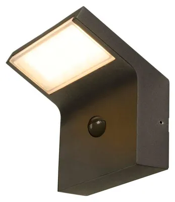 Productafbeelding van Design wandlamp Ordi 2 zwart met sensor