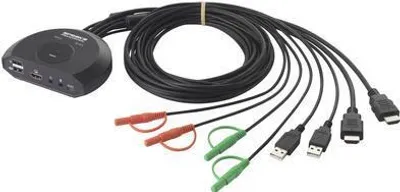 Obrázok produktu pre SP-KVM-210 KVM-Konsole HDMI Tastatur 4096 x 2160 Pixel (SP-10105820)