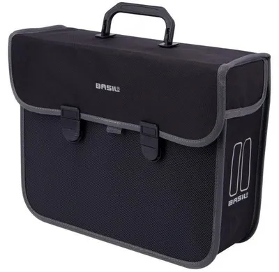 Produktbild von Basil Malaga, Hinten, Fahrradtasche, Polyester, Schwarz, 13 l, 5 kg