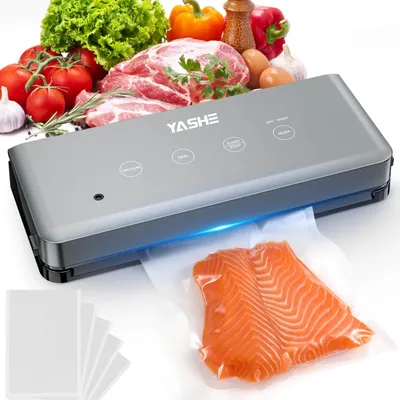Image de Machine Sous Vide Alimentaire avec Mode Sec et Humide, 5 en 1