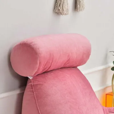 Produktbild von Topchances Lesekissen, Rosa, Polyester, 75x40x50 cm, für Bett & Sofa, Rücken-, Nacken- & Armstütze, für Kinder & Erwachsene, 1 Stück