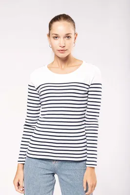 Immagine prodotto di Camicia Kariban a maniche lunghe da donna, colore navy