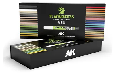Acryl-Marker Spezialbox, 34 Stück, für Modellbau
