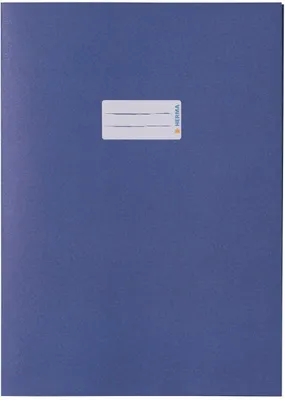 Produktbild von Heftschoner A4 100% Altpapier dunkelblau Packung mit 10 Stück