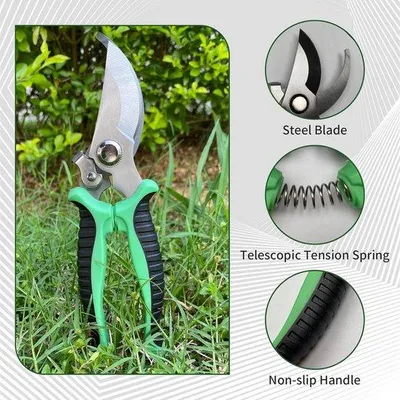Produktbild von Famanu Gartenschneider mit Sicherheitsverriegelung - grün
