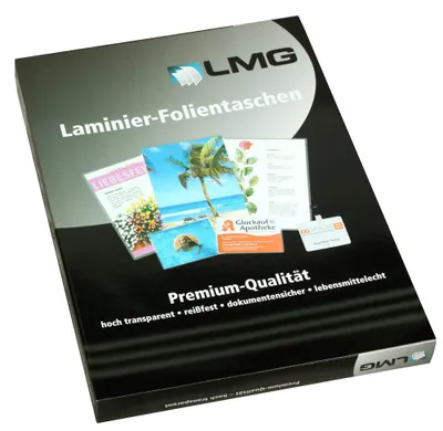 Produktbild von LMG Laminierfolien glänzend für A4 175 micron, 25 St.