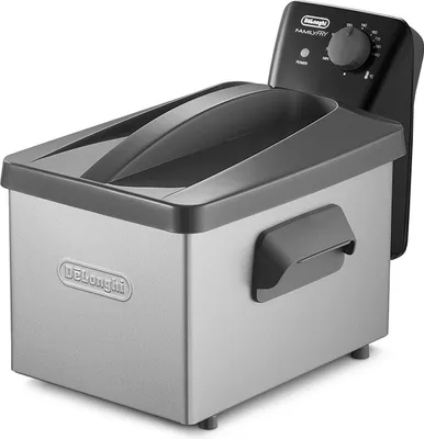 Produktbild von De Longhi F24518CZ Unabhängige elektrische Fritteuse, 2300 W, schwarzer Edelstahl