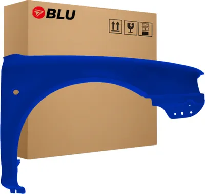 Produktbild von BLU Kotflügel Passend für Skoda Octavia I 1 ( 1U2,1U5 ) 4590 Rechts Blau DynamicBlau | 1997-2010 | Vorderseite Vorne | Lackiert | Einbaufertig