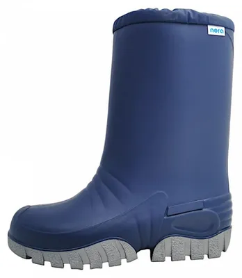 Image de Jela - Bottes d'hiver pour garçons, chaussures pour enfants, bottes en caoutchouc, bleu, chaussures de loisirs