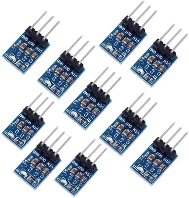 Produktbild von Gleichspannungsregler, Abwärtsstrommodul – Set mit 10 Stück – 4,75 V bis 12 V zu 3,3 V, 800 mA
