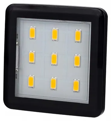 Obrázek produktu pro Design Light SQUARE podlinkové LED svítidlo 2.5W černá teplá bílá