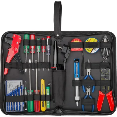 Produktbild von goobay Werkzeugtasche mit Lötset (1er Faltschachtel)