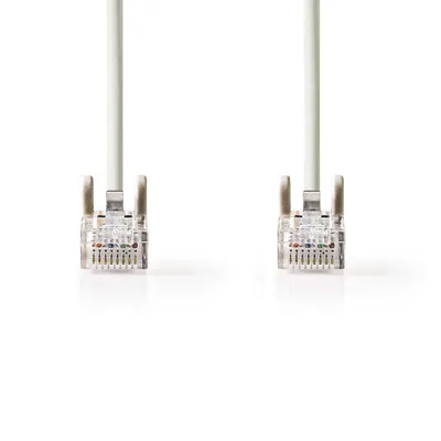 Immagine prodotto di Nedis Cavo di rete CAT5e - U/UTP - RJ45 maschio - RJ45 maschio - 5,00 m - Rotondo - PVC - Grigio - Busta